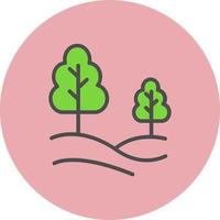 Forest Vector Icon Design