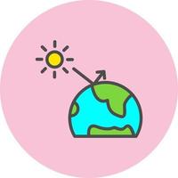 Greenhouse Effect Vector Icon Design