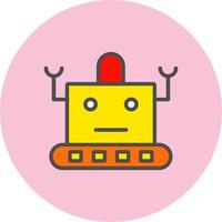 icono de vector de robot