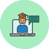 Online Training Vector Icon