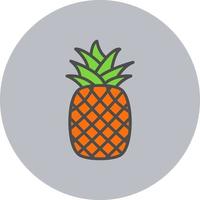 Pine Apple Vector Icon