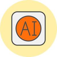 icono de vector de ai