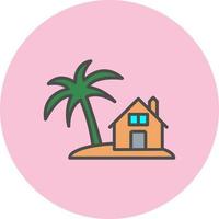 Beach Vector Icon