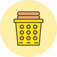 Laundry Basket Icon vector