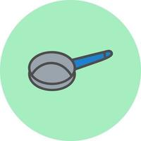 Frying Pan  Icon vector