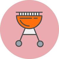 BBQ Grill Vector Icon