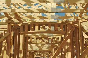 Construction Home Framing Abstract photo