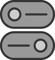 Toggle Vector Icon Design