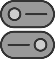 Toggle Vector Icon Design