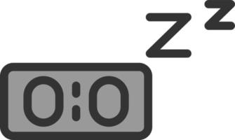 Snooze Vector Icon Design