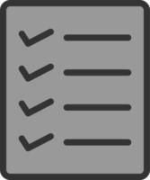 List Vector Icon Design