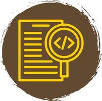 Code Review Vector Icon Design