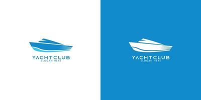 yacht club logo vector