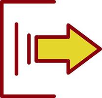Logout Vector Icon Design
