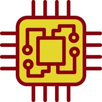 Processor Vector Icon Design