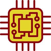 Processor Vector Icon Design