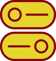 Toggle Vector Icon Design