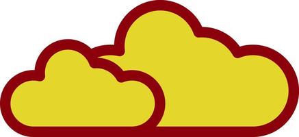 diseño de icono de vector de nube