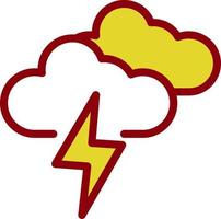 Lightning Vector Icon Design