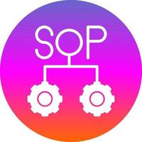 diseño de icono de vector de sop