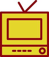 diseño de icono de vector de televisión