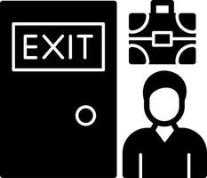 Exit Interview Vector Icon Design