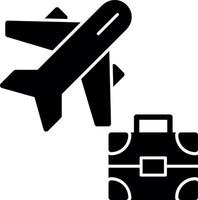 Business Trip Vector Icon Design