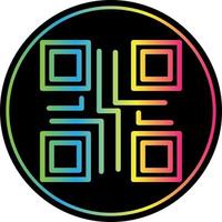 diseño de icono de vector de código qr