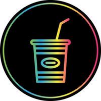 Milkshake Vector Icon Design