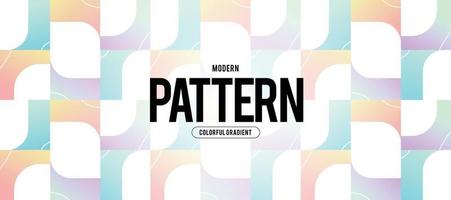 modern pattern color gradient vector