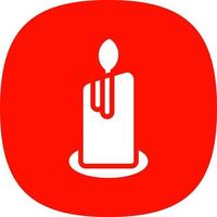 Candle Vector Icon Design