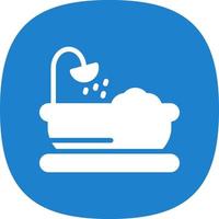 Bathtub Vector Icon Design