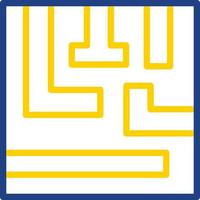 Maze Vector Icon Design