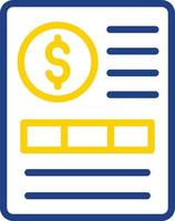 Invoice Vector Icon Design