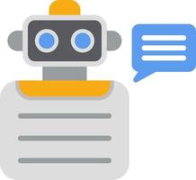 Robot Advisor Vector Icon Design