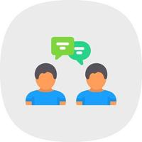 Discussion Vector Icon Design