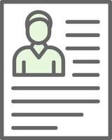 Cv Vector Icon Design