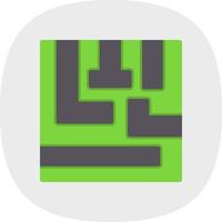 Maze Vector Icon Design