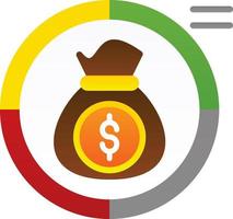 Asset Allocation Vector Icon Design