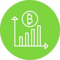 Cryptocurrency Investment Vector Icon Design