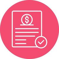 Investment Agreement Vector Icon Design