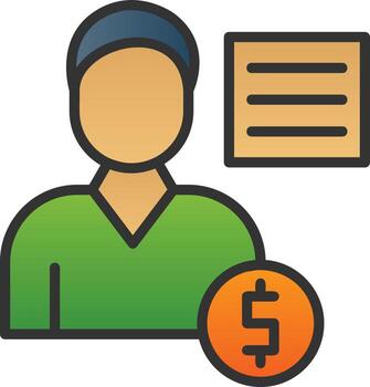 Employee Costs Vector Icon Design