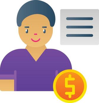 Employee Costs Vector Icon Design