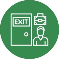 Exit Interview Vector Icon Design