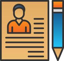 Applicant Vector Icon Design