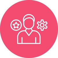 Employee Skills Vector Icon Design