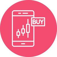 Buy Stocks Vector Icon Design