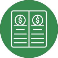 Balance Sheet Vector Icon Design