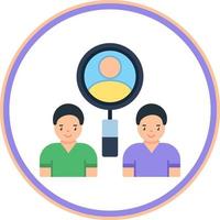 Hr Outsourcing Vector Icon Design