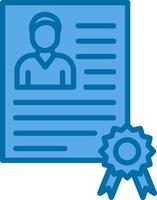 Employee Qualification Vector Icon Design